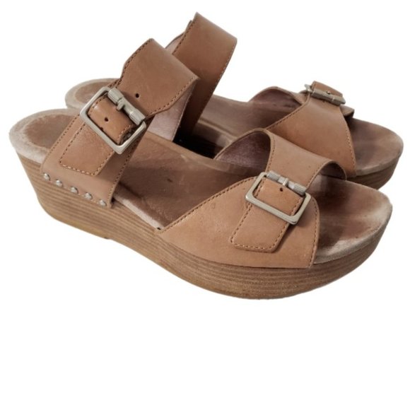 Dansko Shoes - Dankso 40 Selma Platform Sandals Comfort Leather